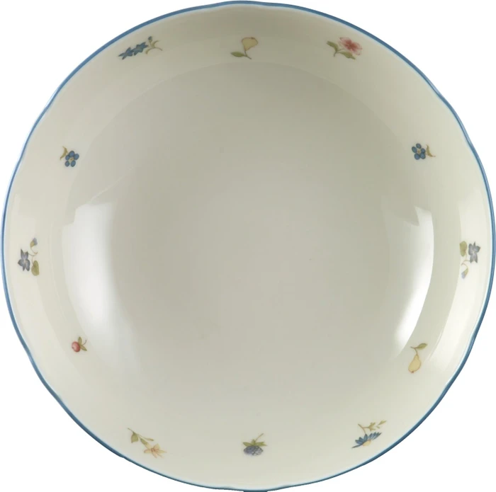 Seltmann Weiden Marie-Luise Streublume Rand 30308 Schüssel rund 25.2cm blauer