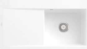 Villeroy & Boch Subway Style 50 flat Einbau Becken rechts weiß alpin