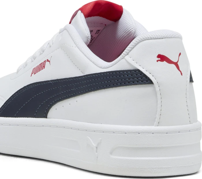 Puma Court Classic puma white/new navy/for all time red (Junior)