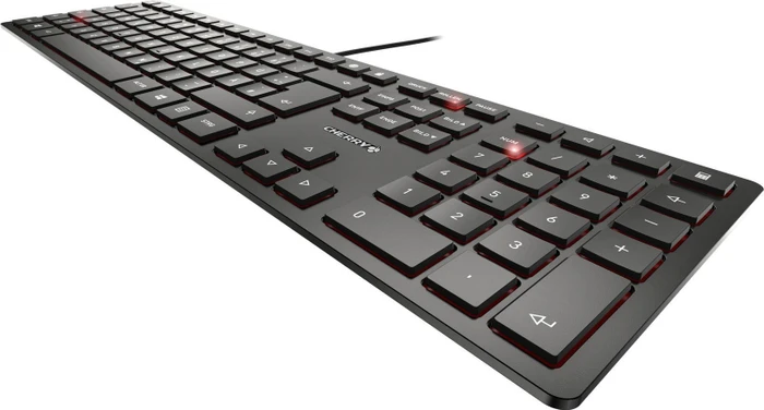 Cherry KC 6000 Slim, schwarz, USB, EU