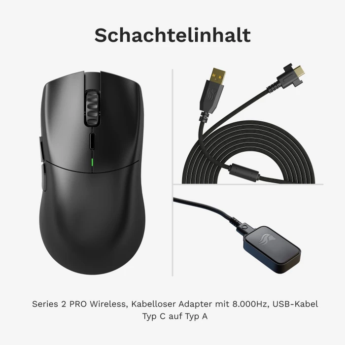Glorious Series 2 Pro Wireless, schwarz, USB