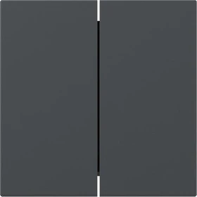 Gira System 55 Wippe 2fach gerade stehend, anthrazit