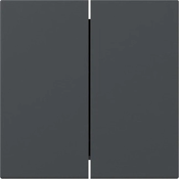 Gira System 55 Wippe 2fach gerade stehend, anthrazit