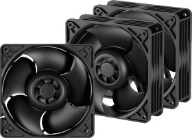ARCTIC S12038-4K, schwarz, 120mm, 3er-Pack (ACFAN00303A)