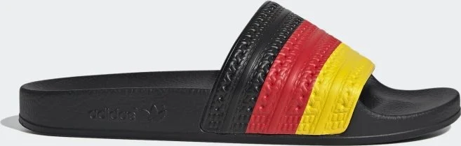 adidas Adilette red/core black/yellow (Herren)