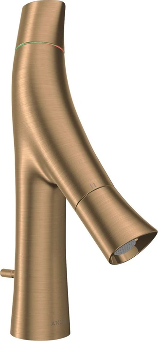 Hansgrohe Axor Starck Organic 80 Waschbeckenarmatur mit Ablauffernbedienung brushed bronze