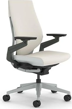 Steelcase Gesture Bürostuhl mit Armlehnen, hellgrau