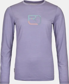 Ortovox 150 Cool Mountain Silhouette Funktionsshirt langarm lush lavender (Damen)