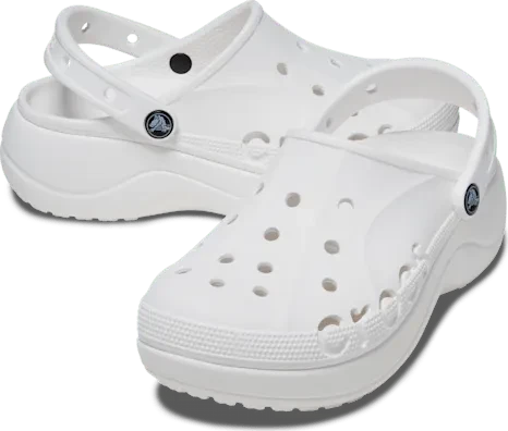 Crocs Baya Platform Clog weiß (Damen)