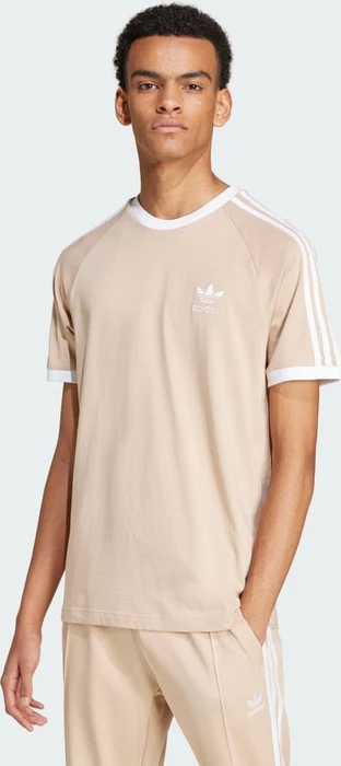 adidas Adicolor Classics 3-Streifen T-Shirt kurzarm magic beige (Herren)