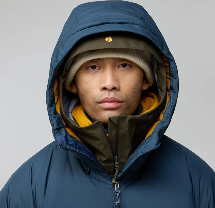 Fjällräven Bergtagen 130 Insulation Funktionsjacke mountain blue/mustard yellow (Herren)