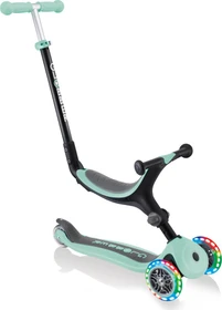 Globber Go Up Foldable Lights Kickboard mint/black
