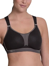 Anita Dynamix Star Sport-BH schwarz/anthrazit (Damen)
