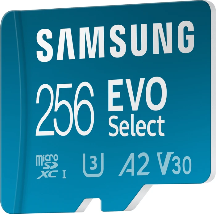 Samsung EVO Select R130 256GB Kit, UHS-I U3, A2, Class 10