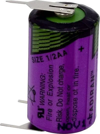 Tadiran SL350PT 1/2 AA (ER14250) mit U-Lötpins
