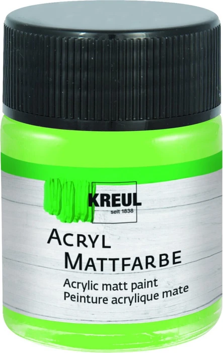 Kreul Acryl Mattfarbe, maigrün, 50ml