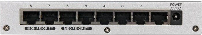 Zyxel GS-108 Desktop Gigabit Switch, 8x RJ-45