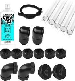 Nanoxia PETG Starter Pack S 12/10mm UV Clear