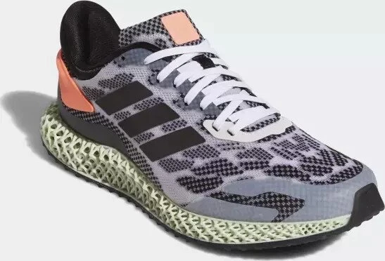 adidas 4D Run 1.0 cloud white/core black/signal coral