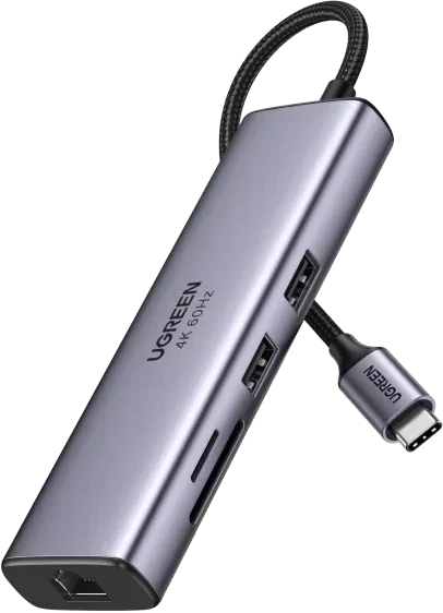 Ugreen 7-in-1 USB-C Hub, USB-C 3.0 [Stecker]