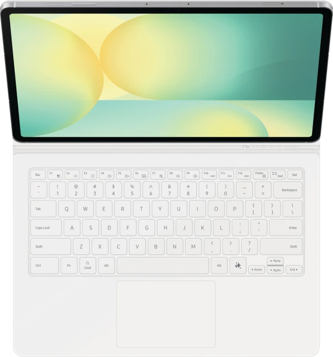Samsung EF-DX625 Book Cover Keyboard mit AI-Taste für Galaxy Tab S10 FE+, weiß, US