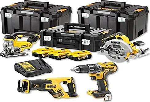 DeWalt DCK421P3T Kombopack Akku-Maschinenset inkl. Koffer + 3 Akkus 5.0Ah