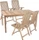 Garden Pleasure Solo Gartenmöbel-Set 06 braun, 5-tlg. (940121S-3)