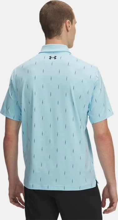 Under Armour Tee To Green Printed Poloshirt kurzarm stream/black (Herren)