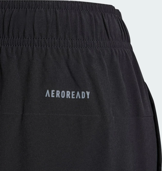 adidas Training Aeroready Woven Trainingshose lang black/reflective silver (Junior)
