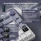 RK Royal Kludge M75 Wireless, weiß/violett, LEDs RGB, hot-swap, RK BROWN, USB/Bluetooth, DE Vorschaubild
