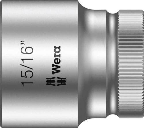 Wera 8790 HMC Zyklop Außensechskant Steckschlüssel 1/2" zöllig, 15/16"x37mm