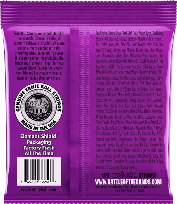 Ernie Ball Classic Rock n Roll Pure Nickel Wrap Power Slinky