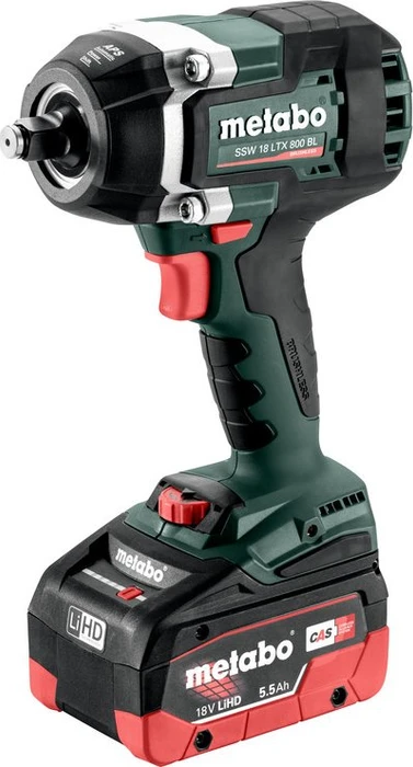 Metabo SSW 18 LTX 800 BL Akku-Schlagschrauber inkl. Koffer + 2 Akkus 5.5Ah