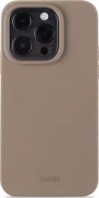 Holdit Silicone Case für Apple iPhone 15 Pro Mocha Brown