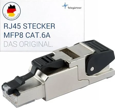Telegärtner MFP8 T568 B RJ-45 Cat6a Modularstecker, feldkonfektionierbar