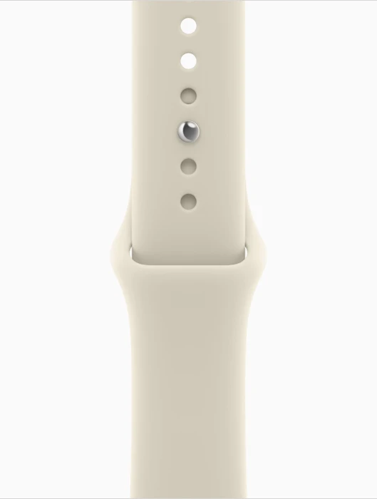 Apple Watch Series 12 (GPS) 42mm Aluminium lichtgold mit Sportarmband M/L sand