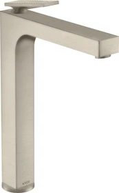 Hansgrohe Axor Citterio 280 Waschbeckenarmatur mit Hebelgriff und Rautenschliff brushed nickel