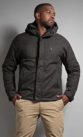 Tatonka Malava Hooded Jacke dark grey (Herren)