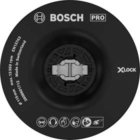 Bosch Professional X-LOCK Stützteller für Winkelschleifer mittelhart, 115mm