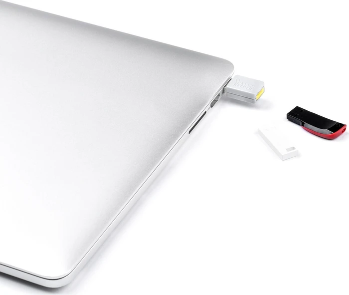 SmartKeeper Essential Lockable Flash Drive 32GB grau/blau, USB-A, USB 2.0