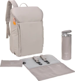 Lässig Slender Up Backpack Wickelrucksack taupe