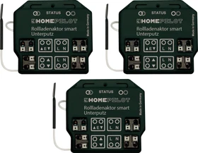 Rademacher HomePilot Rollladenaktor Smart Unterputz, Schaltaktor, 3er-Pack