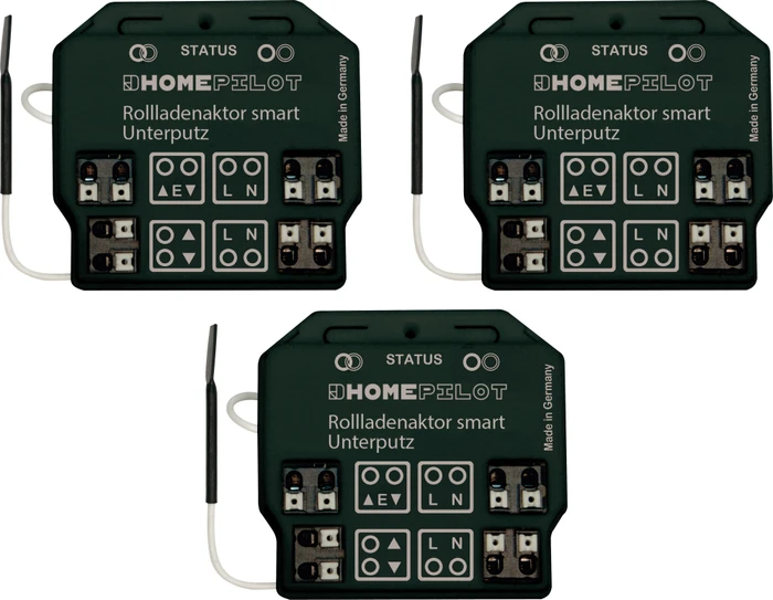 Rademacher HomePilot Rollladenaktor Smart Unterputz, Schaltaktor, 3er-Pack