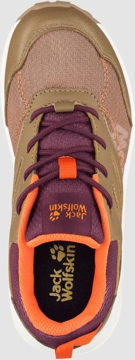 Jack Wolfskin Woodland Low sand/dark red (Junior)