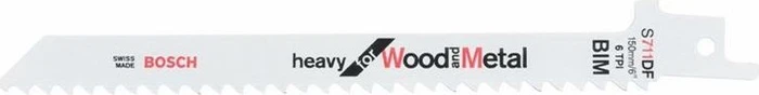 Bosch Professional S711DF Heavy for Wood and Metal Säbelsägeblatt, 2 Stück
