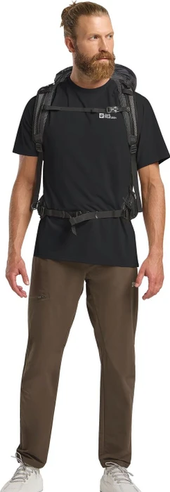 Jack Wolfskin Prelight Swift Funktionsshirt kurzarm schwarz (Herren)