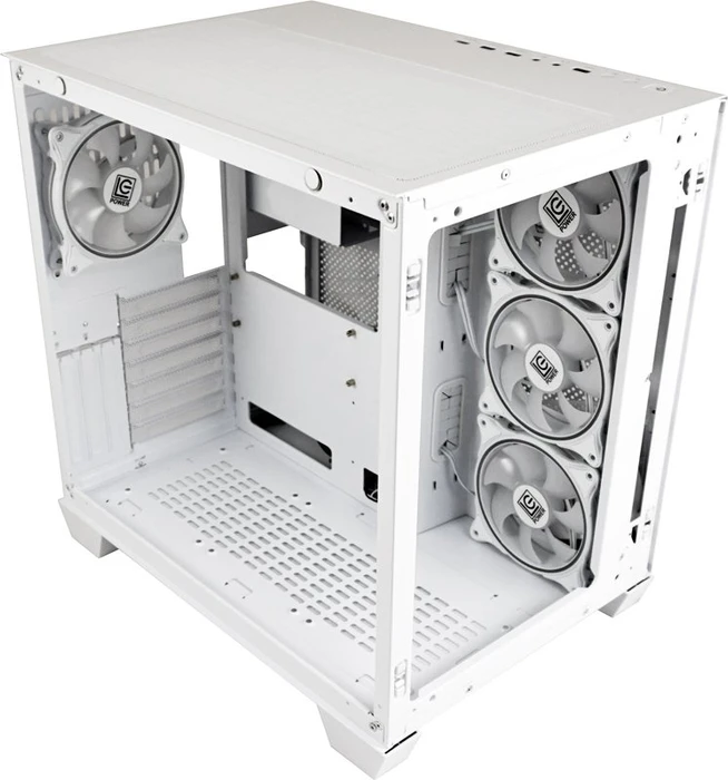 LC-Power Gaming 807W Stormwatch_X, weiß, Glasfenster