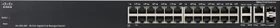 Cisco SG300 Rackmount Gigabit Managed Switch, 26x RJ-45, 2x RJ-45/SFP, 180W PoE