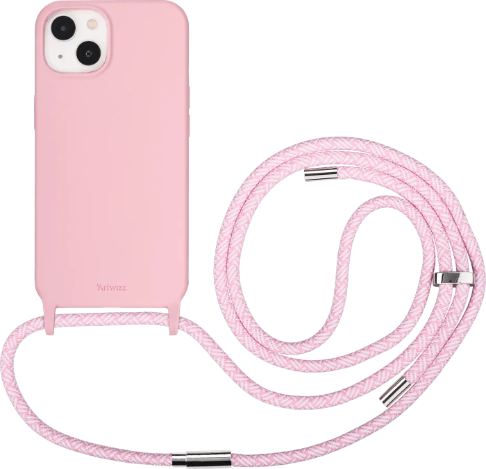 Artwizz HangOn Case Silicone für Apple iPhone 13 Light Salsa