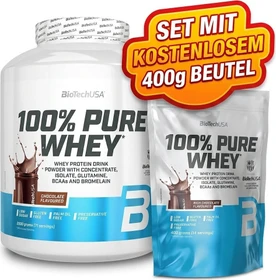 BioTech USA 100% Pure Whey Erdbeere 2kg